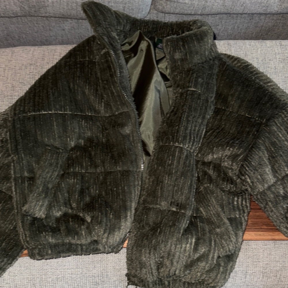 Dark Green Corduroy Jacket